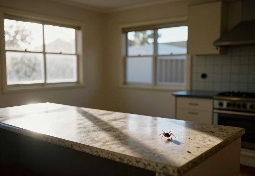 Termite damage in a Minto property before treatment